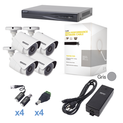 Kit de 4 camaras + DVR